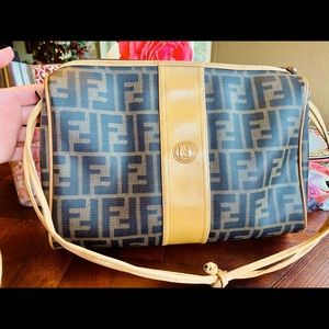 Authentic vintage Fendi Zucca FF monogram handbag